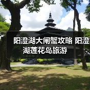 阳澄湖大闸蟹攻略 阳澄湖莲花岛旅游（图3）