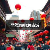 雪舞翩翩润古城（图4）