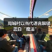 周城村以当代语言解锁蓝白“魔法”（图2）