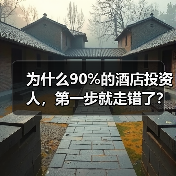 为什么90%的酒店投资人,第一步就走错了?(图4) 为什么90%的酒店投资人,第一步就走错了?(图4)
