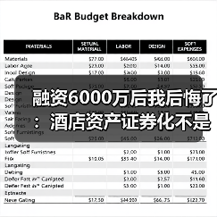 融资6000万后我后悔了:酒店资产证券化不是万能药(图4) 融资6000万后我后悔了:酒店资产证券化不是万能药(图4)