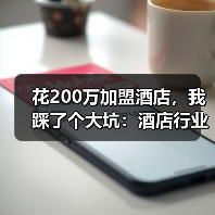 花200万加盟酒店,我踩了个大坑:酒店行业结构性分化(图1) 花200万加盟酒店,我踩了个大坑:酒店行业结构性分化(图1)