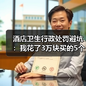 酒店卫生行政处罚避坑:我花了3万块买的5个教训(图1) 酒店卫生行政处罚避坑:我花了3万块买的5个教训(图1)