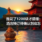我花了1200块才搞懂:酒店预订待确认到底怎么破?(图2) 我花了1200块才搞懂:酒店预订待确认到底怎么破?(图2)