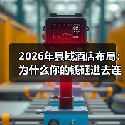 2026年县域酒店布局：为什么你的钱砸进去连个水花都没有（图1）