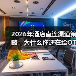 2026年酒店直连渠道策略：为什么你还在给OTA交“保护费”？