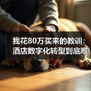 我花80万买来的教训:酒店数字化转型到底难在哪(图3) 我花80万买来的教训:酒店数字化转型到底难在哪(图3)