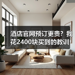 酒店官网预订更贵?我花2400块买到的教训(图4) 酒店官网预订更贵?我花2400块买到的教训(图4)