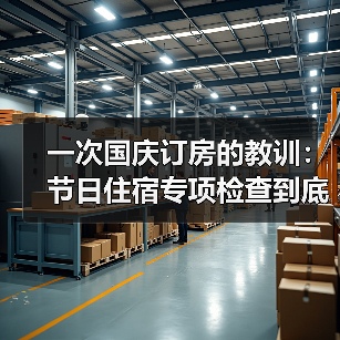 一次国庆订房的教训:节日住宿专项检查到底查什么?(图1) 一次国庆订房的教训:节日住宿专项检查到底查什么?(图1)