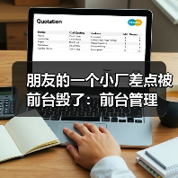 朋友的一个小厂差点被前台毁了:前台管理(图4) 朋友的一个小厂差点被前台毁了:前台管理(图4)