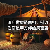 酒店供应链真相:别以为你是甲方你的局面更难(图1) 酒店供应链真相:别以为你是甲方你的局面更难(图1)