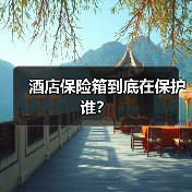 酒店保险箱到底在保护谁?(图2) 酒店保险箱到底在保护谁?(图2)