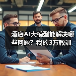 酒店AI大模型能解决哪些问题?我的3万教训与TCL方案对比(图3) 酒店AI大模型能解决哪些问题?我的3万教训与TCL方案对比(图3)