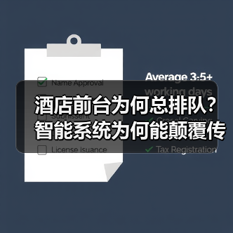 酒店前台为何总排队？智能系统为何能颠覆传统？（图1）