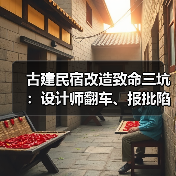 古建民宿改造致命三坑：设计师翻车、报批陷阱、水电雷区，别踩！（图1）