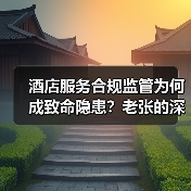 酒店服务合规监管为何成致命隐患？老张的深夜惨案暴露真相（图1）