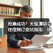 抢票成功？大型演唱会住宿预订避坑指南：提前多久订最稳妥？（图1）