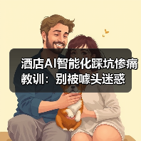 酒店AI智能化踩坑惨痛教训:别被噱头迷惑(图1) 酒店AI智能化踩坑惨痛教训:别被噱头迷惑(图1)