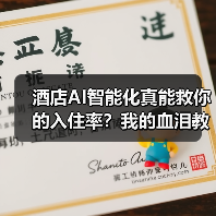 酒店AI智能化真能救你的入住率?我的血泪教训(图2) 酒店AI智能化真能救你的入住率?我的血泪教训(图2)
