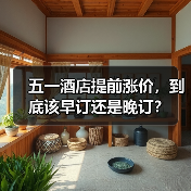五一酒店提前涨价,到底该早订还是晚订?(图1) 五一酒店提前涨价,到底该早订还是晚订?(图1)