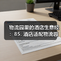 物流园里的酒店生意经:85. 酒店适配物流园+商旅临时住宿服务一体化作业,落地见效(图2) 物流园里的酒店生意经:85. 酒店适配物流园+商旅临时住宿服务一体化作业,落地见效(图2)
