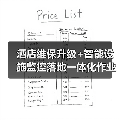 酒店维保升级+智能设施监控落地一体化作业,推进顺畅的4个实战秘诀(图2) 酒店维保升级+智能设施监控落地一体化作业,推进顺畅的4个实战秘诀(图2)