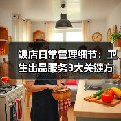 饭店日常管理细节:卫生出品服务3大关键方法(图2) 饭店日常管理细节:卫生出品服务3大关键方法(图2)
